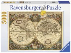 Ravensburger Zemljevid starega sveta Puzzle/5000 kosov