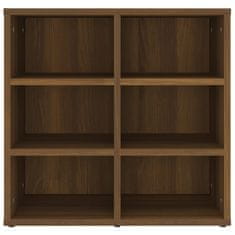 Vidaxl Omarice za čevlje 2 kosa Rjav hrast 52,5x30x50 cm