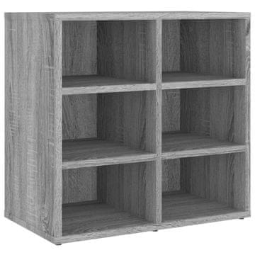Vidaxl Omarica za čevlje Siva sonoma 52,5x30x50 cm