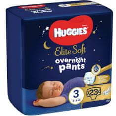 Huggies 4x Elite Soft Pants OVN Plenice za enkratno uporabo 3 (6-11 kg) 23 kosov
