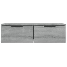 Vidaxl Stenska omarica siva sonoma 68x30x20 cm konstruiran les