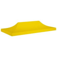 Vidaxl Streha za vrtni šotor 6x3 m rumena 270 g/m2