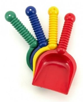 Teddies Plastična lopatka 21cm 4 barve 12m+