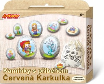 SMT Creatoys ARTLOVER Kamni z zgodbo - Rdeča kapica