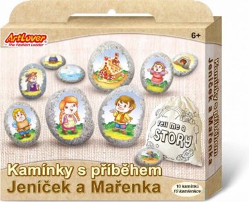 SMT Creatoys ARTLOVER Kamenčki z zgodbo - Hansel in Gretel