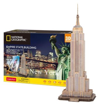 CubicFun 3D sestavljanka National Geographic: Empire State Building 66 kosov