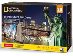 CubicFun 3D sestavljanka National Geographic: Empire State Building 66 kosov