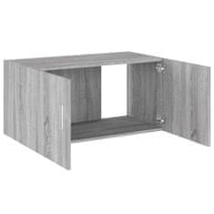 Vidaxl Stenska omarica siva sonoma 80x39x40 cm konstruiran les