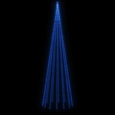 Greatstore Božično drevesce stožec 1134 modrih LED diod 230x800 cm