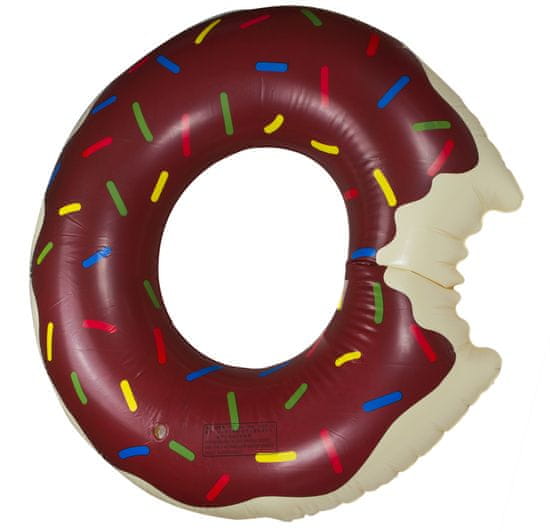 Aga Napihljiv obroč Donut 110 cm rjav