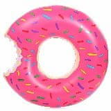 Ikonka Aga Otroški napihljiv obroč Donut 50cm Roza