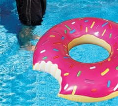 Ikonka Aga Otroški napihljiv obroč Donut 50cm Roza