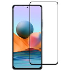 MG Hard Full Glue zaščitno steklo za Xiaomi Redmi Note 10 / 10S, črna