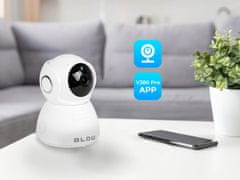 Blow H-263 IP kamera, WiFi, FHD, 3MP, 355°, bela