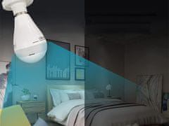 Blow H-823 IP kamera + LED žarnica, WiFi, FHD, 3MP, 360°, bela