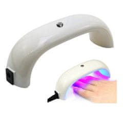 Verk UV led lučka 9W USB za gel nohte Hybrid manikura