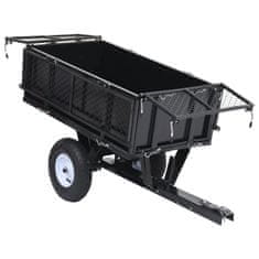 Vidaxl Prikolica za vrtni traktor 150 kg nosilnost