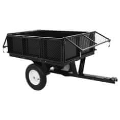 Vidaxl Prikolica za vrtni traktor 300 kg nosilnost