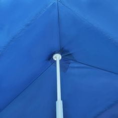 Vidaxl Zložljiv pop-up vrtni šotor z 8 stranicami 3x9 m moder