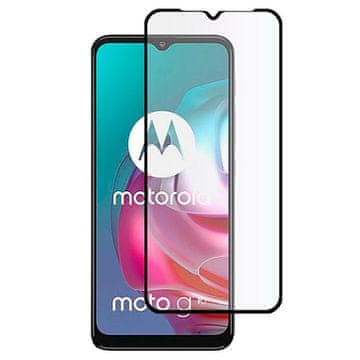 MG Hard Full Glue zaščitno steklo za Motorola Moto G10 / G10 Power / G20 / G30, črna