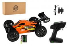 Teddies Avto RC Buggy Bonzai Jubatus off-road 30cm plastika oranžna 2,4GHz na bateriji +2xwell pack v škatli 40x14x21