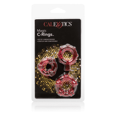 Erekcijski obročki 3 kosi Magic C-Rings Red