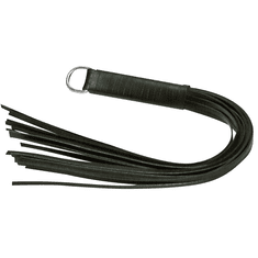 Zado Črni usnjeni bič Leder Peitsche 45cm