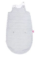 Motherhood Spalna vreča Muslin 2v1 z zadrgo in okroglo obrobo Grey Classics 3-18 m 0,5 tog