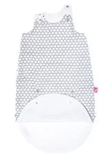 Motherhood Spalna vreča Muslin 2v1 z zadrgo in okroglo obrobo Grey Classics 3-18 m 0,5 tog