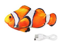 aptel Akumulatorska interaktivna gibljiva riba za mačke USB 26cm 2