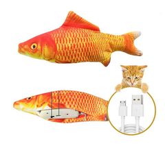 aptel Akumulatorska interaktivna gibljiva riba za mačke USB 26cm 3