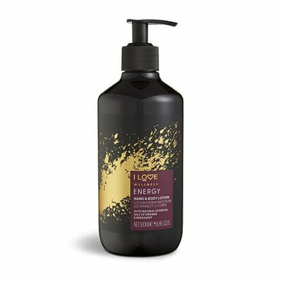 I Love Cosmetics Wellness Energy losjon za roke in telo (Hand & Body Lotion) 500 ml