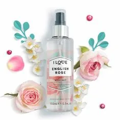 I Love Cosmetics Meglica za telo Signature English Rose ( Body Mist) 165 ml