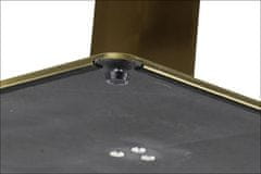 STEMA Kovinski dvojni podstavek za mizo SH-3003-1/G. Dimenzije 70x40x72,5 cm. Nerjaveče jeklo zlate barve.