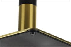 STEMA Kovinski namizni podstavek SH-3002-5/GB. Dimenzije 45x45x72,5 cm. Nerjaveče jeklo v zlati in črni barvi.