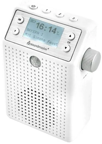 sodoben radijski sprejemnik soundmaster dab60we Bluetooth dab fm radio vgrajena baterija fini zvok vodoodporen funkcija prostoročnega upravljanja