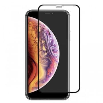 MG Hard Full Glue zaščitno steklo za iPhone XR, črna