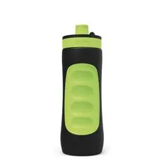 QUOKKA Sweat, Športová plastová fľaša BLACK LIME 680ml, 06970