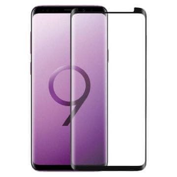 MG Hard Full Glue zaščitno steklo za Samsung Galaxy S9, črna