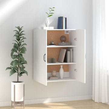 Vidaxl vidaXL Stenska omarica bela 69,5x34x90 cm material na osnovi lesa