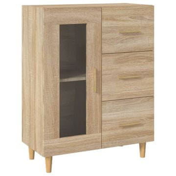 Vidaxl Komoda sonoma hrast 69,5x34x90 cm inženirski les