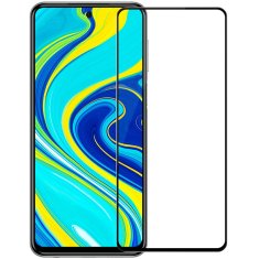 MG Hard Full Glue zaščitno steklo za Xiaomi Redmi Note 9S / Note 9 Pro, črna