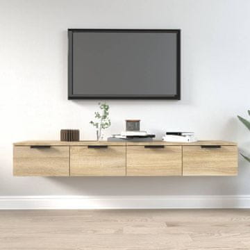 Vidaxl vidaXL Stenske omarice, komplet 2 kosov, hrast sonoma, 68x30x20 cm
