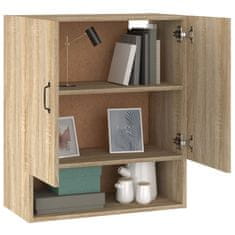 Vidaxl Stenska omarica sonoma hrast 60x31x70 cm konstruiran les