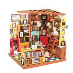 Robotime Rolife DIY House: Samova knjižnica z razsvetljavo LED