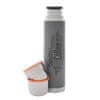 Termovka, dva pokrova, dvojna stena, nerjaveče jeklo, 1000ml, Coffe