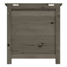 Vidaxl Zunanja škatla za blazine antracit 50x50x56 cm trden les jelke