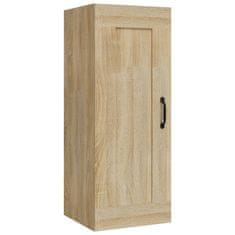 Vidaxl Viseča omarica sonoma hrast 35x34x90 cm konstruiran les