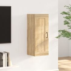 Vidaxl Viseča omarica sonoma hrast 35x34x90 cm konstruiran les