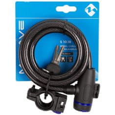 M-Wave Zaklepanje 10x1800mm črno